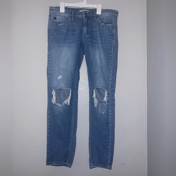 KanCan Blue Straight Leg Jeans - Picture 1 of 7